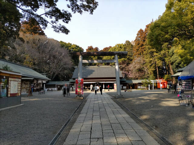 偕楽園の隣の常盤神社